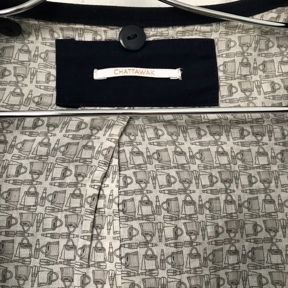 Trench Coat Chattawak Navy Blue - Picture 4 of 4